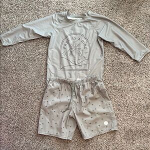 Kids Swim Set- Gray